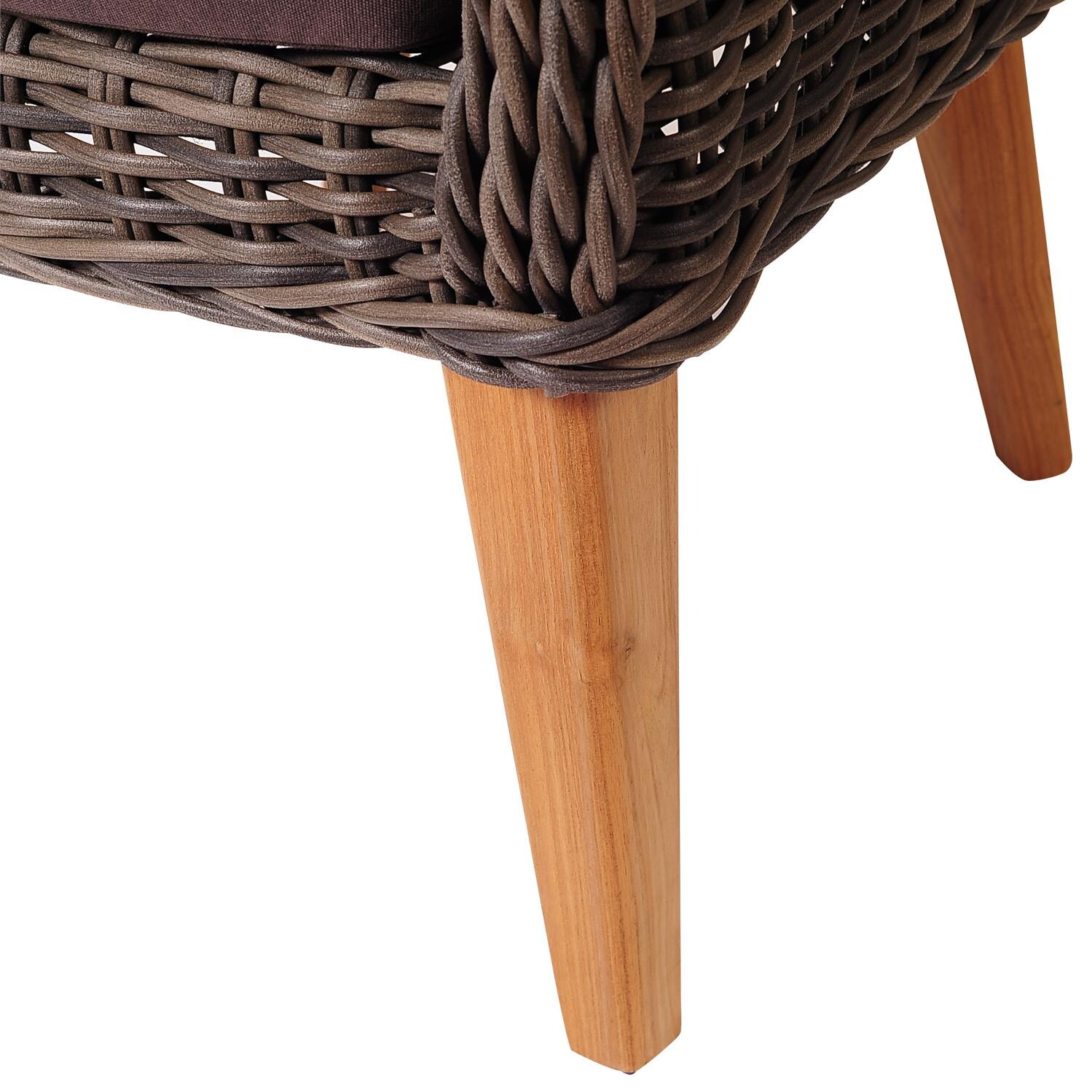 Amazonia SC 2GUAM Teak Leg Close Up Detail thumbnail