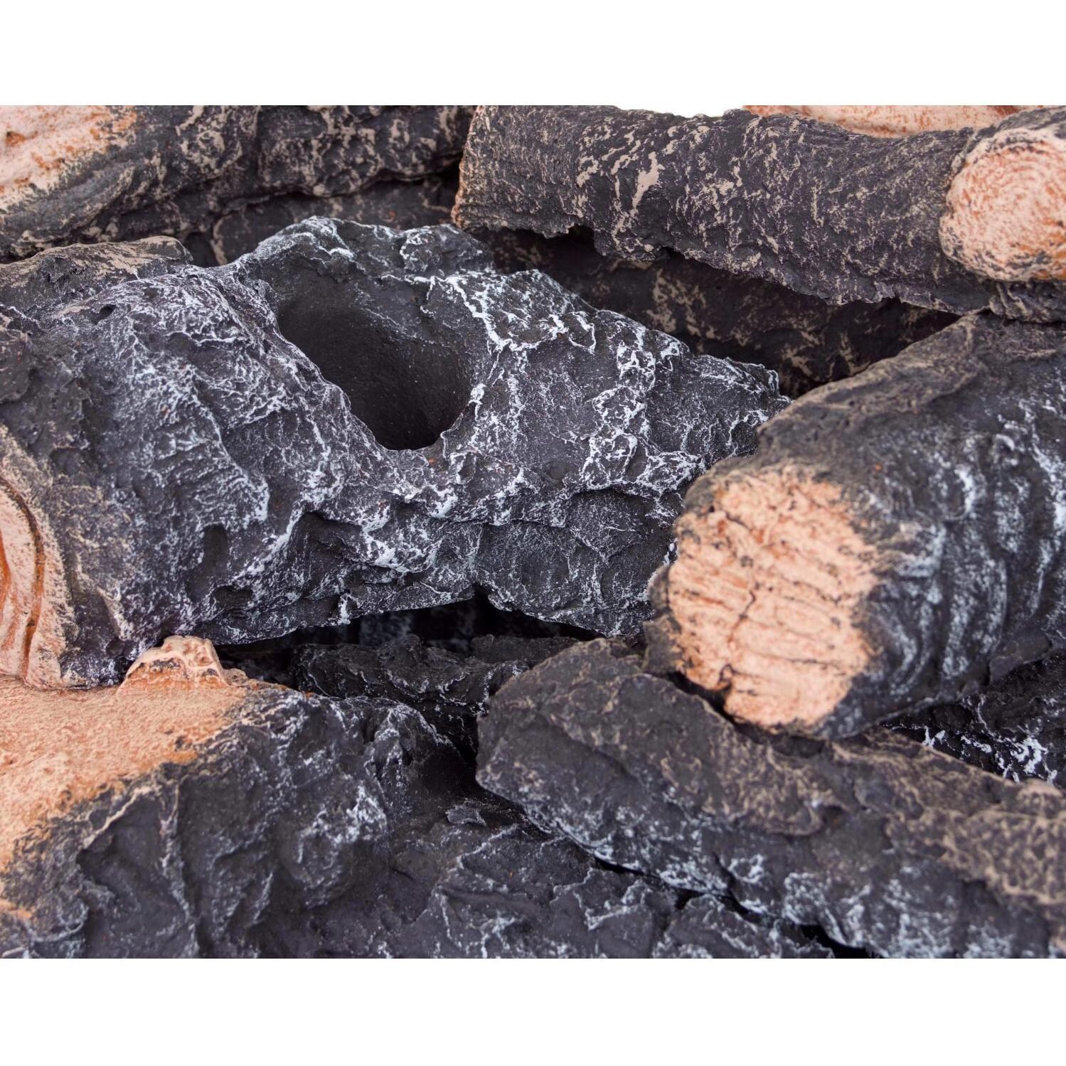 Hargrove Rustic Timbers Vented Gas Log Set Close Up.jpg thumbnail