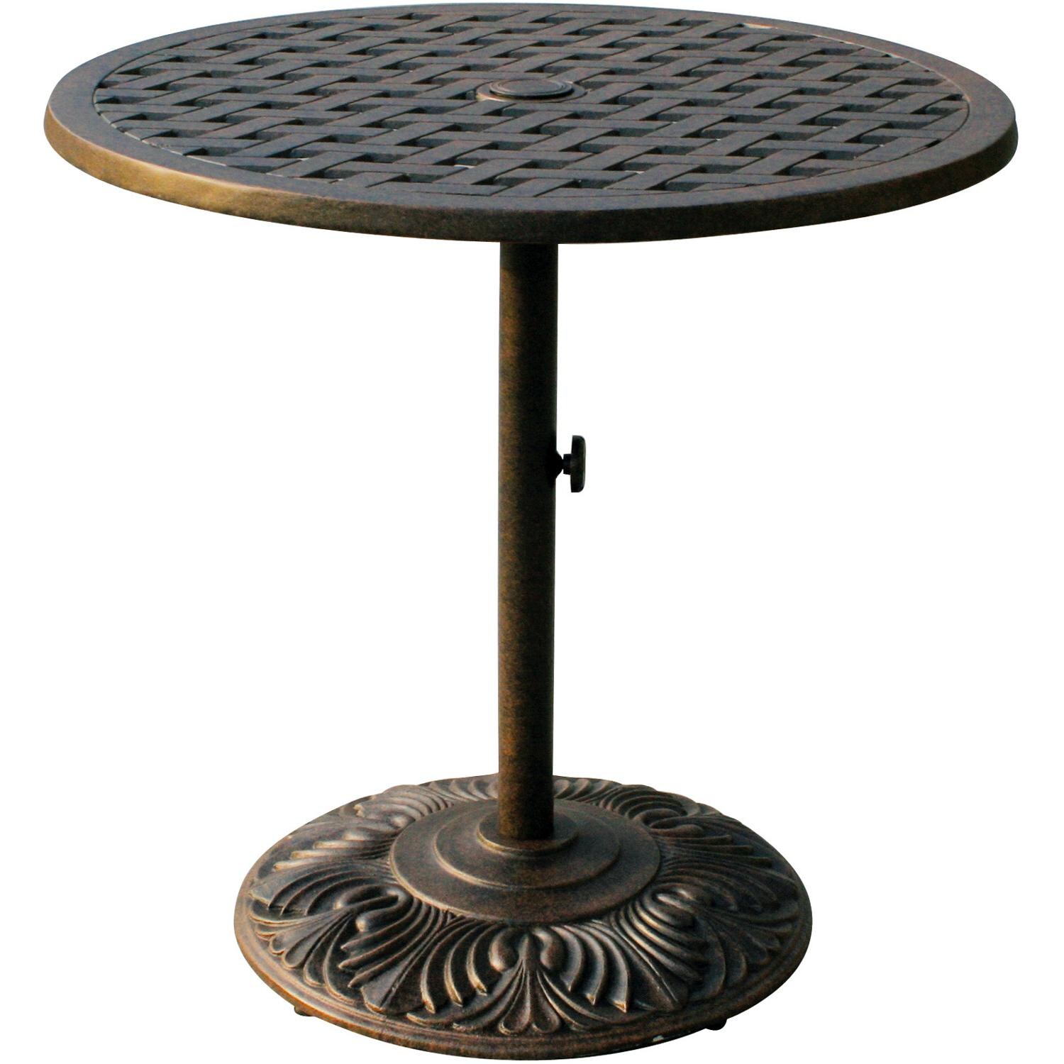 Darlee B/DL707-3PC-30CJ Elisabeth Cast Aluminum 30 Inch Round Table thumbnail