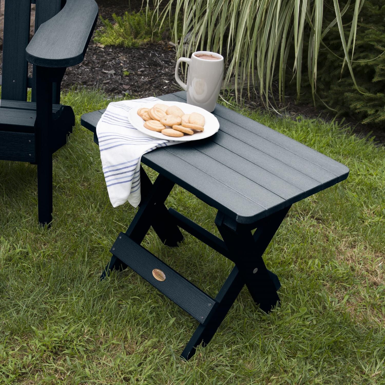 Lakeview Folding Adirondack Side Table - Federal Blue