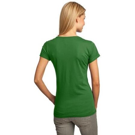 District Threads Ladies Deep Scoop T-Shirt 4XL - Kiwi