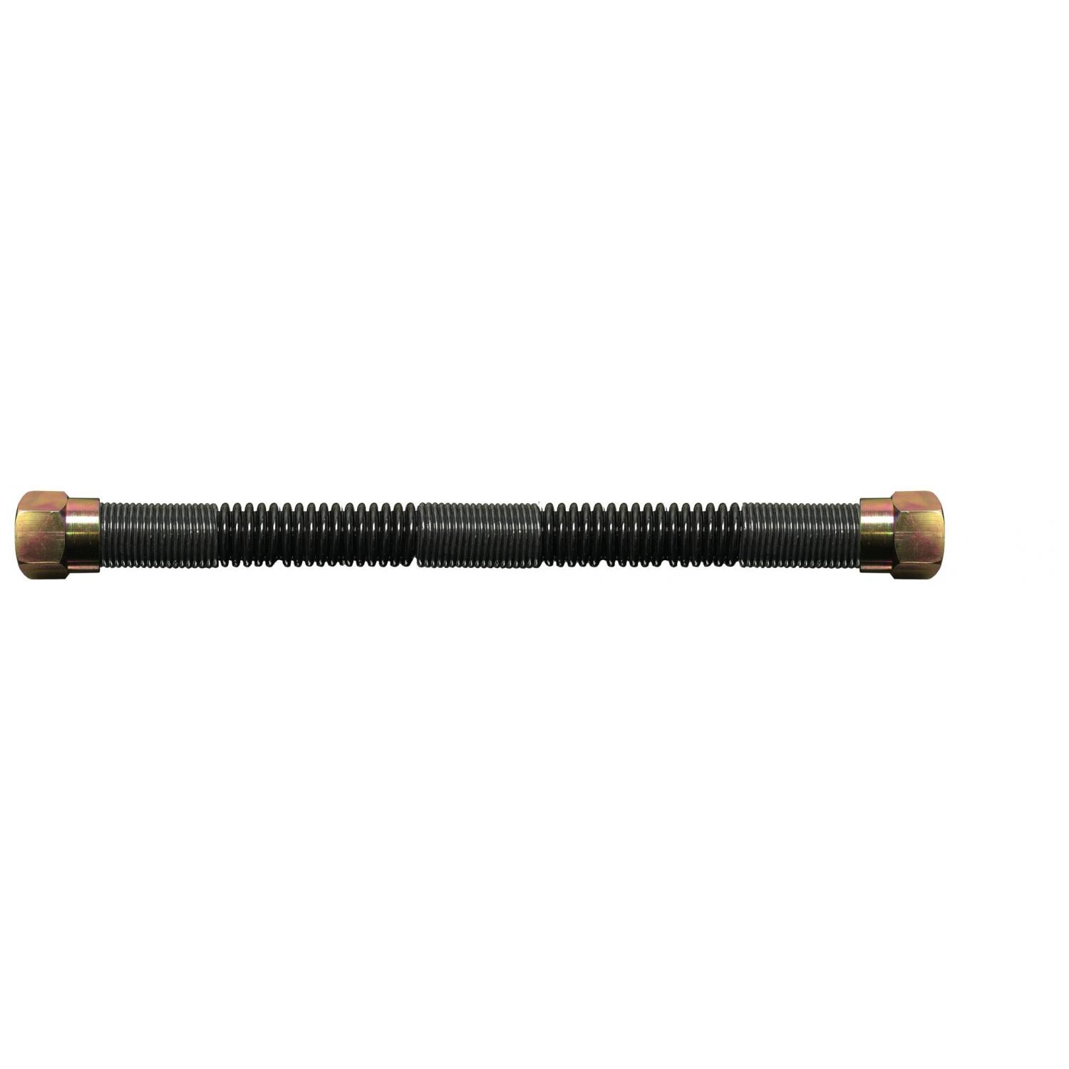Firegear 22-Inch Tranquiline Flexible Stainless Steel Connector 1/2inch OD (3/8 Inch ID) - Black Coated image
