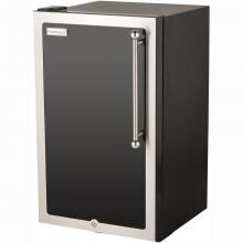 Fire Magic 20-Inch 4.0 Cu. Ft. Echelon Black Diamond Left Hinge Compact Refrigerator - Black - 3598H-DL image