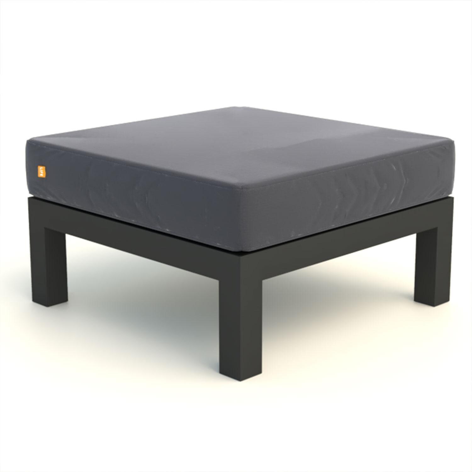 Timber Aluminum Ottoman By KETTLER - Display - White Background thumbnail