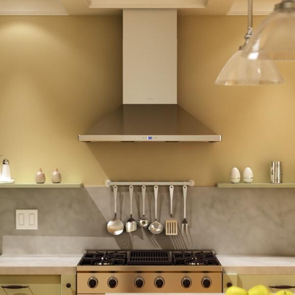 Zephyr Range Hoods 30-Inch Euorpa Venezia Wall Mount Chimney Hood With 715 Internal Blower - Stainless Steel - ZVE-E30BS - Front View thumbnail