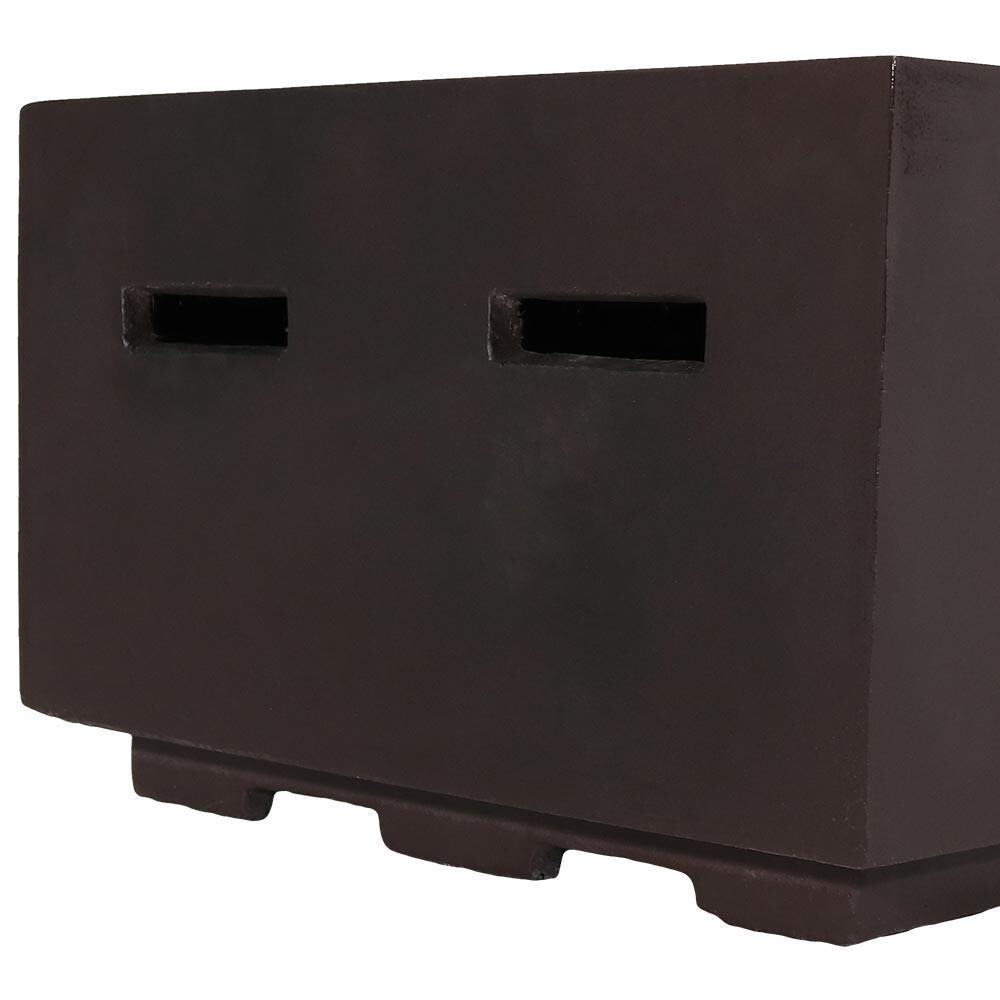 Ultimate Patio 56-Inch Rectangular Propane Gas Fire Pit Coffee Table - Detail thumbnail