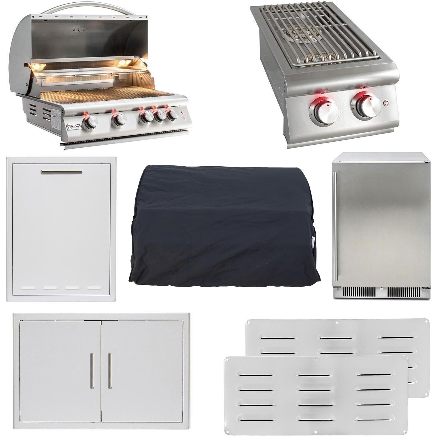 Blaze BLZ-4LTE2-NG-8PC-SC Premium LTE 8-Piece 32-Inch Natural Gas Outdoor Kitchen Package thumbnail