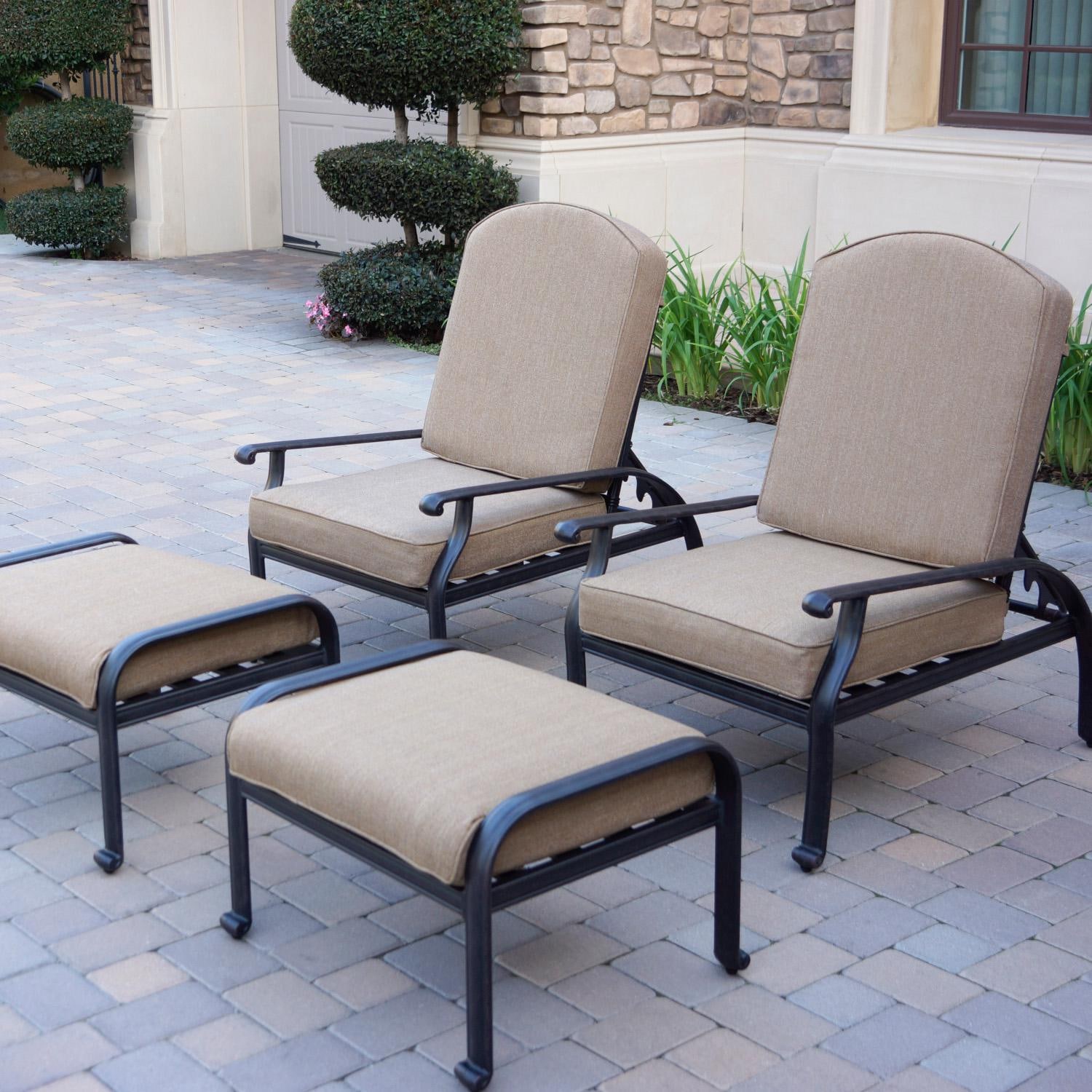 Darlee B/RC709-101-2 Elisabeth Replacement Adjustable Club Chair & Ottoman Cushions - Furniture Frame Not Included thumbnail