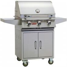Bull Steer Premium 25-Inch 3-Burner Propane Gas Grill Cart