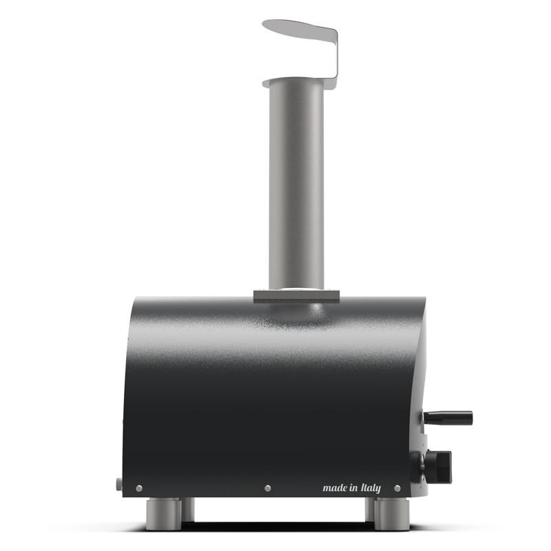 Alfa FXMD-PT-GGRA-U  Moderno Portable Pizza Oven - Ardesia Grey - Side thumbnail