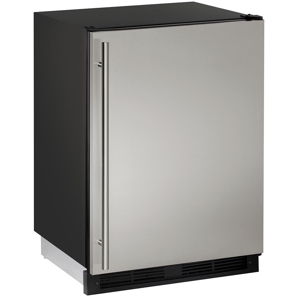 U-Line 1000 Series 24-Inch 5.2 Cu. Ft. Built-In Compact Refrigerator - Stainless Steel - U-1224RS-00B