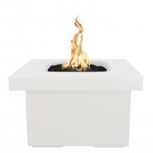 Top Fires by The Outdoor Plus Ramona 36-Inch Natural Gas Fire Table - Limestone Concrete - Match Light