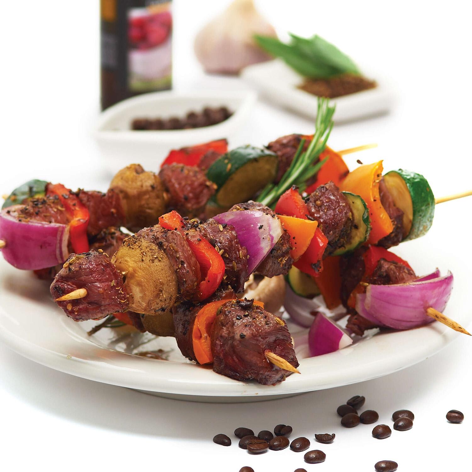 GrillPro 12-in Heavy Duty Bamboo Skewers - 100 Pack - 11070 - Prepped - White Background thumbnail