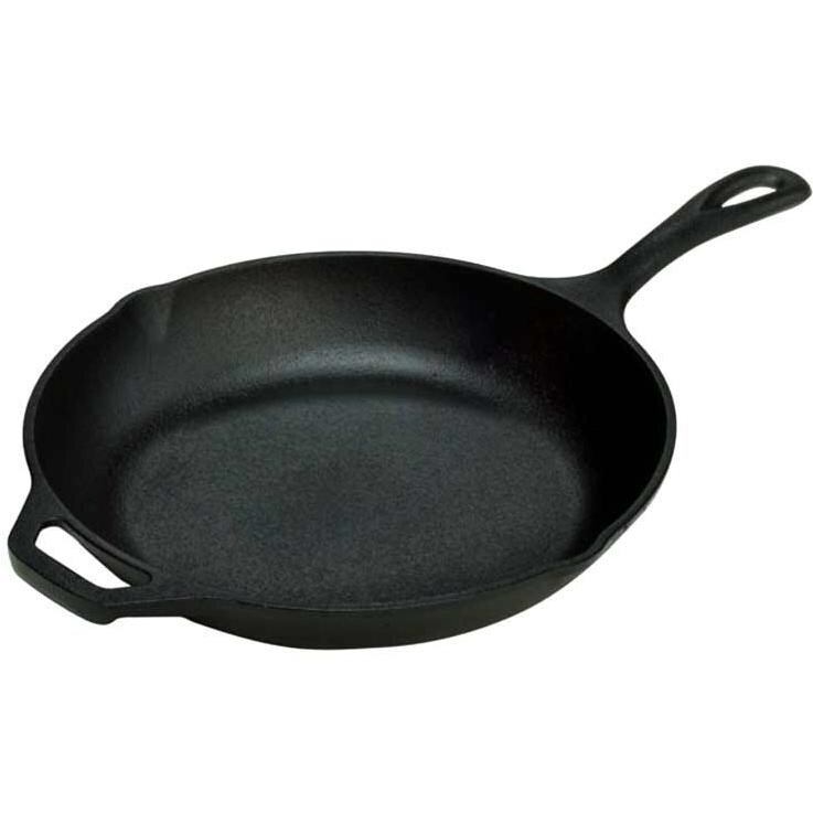 Lodge 10-Inch Seasoned Cast Iron Chef Skillet - LCS3