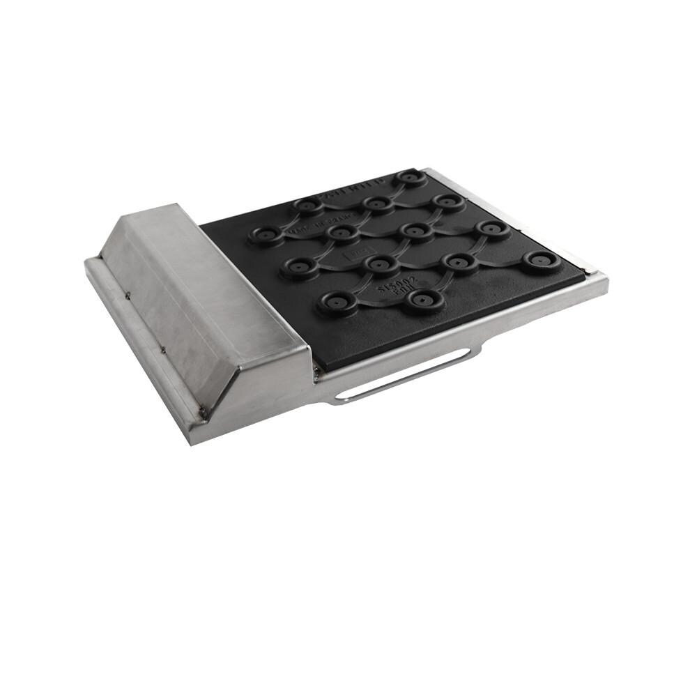 RCS RSSG3 Dual Plate Stainless Steel & Cast Iron Griddle for RJC Premier Series Grills - Cast Iron Base Plate thumbnail