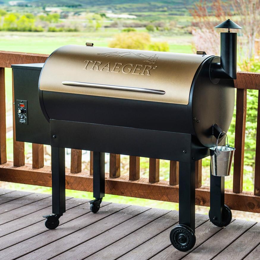Traeger Texas Elite 34 Pellet Grill On Cart thumbnail