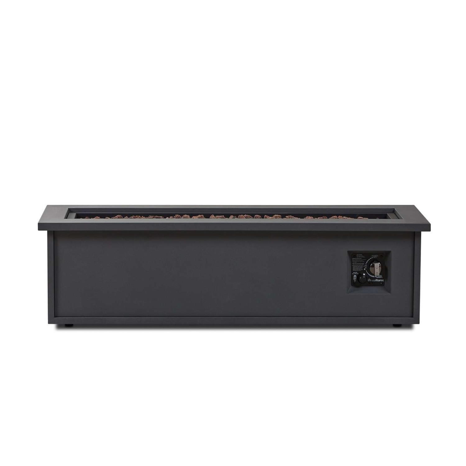 Lakeview SC1520LPWSLT Piney Bay 48-Inch Rectangle Propane Fire Table - Weathered Slate - Control thumbnail