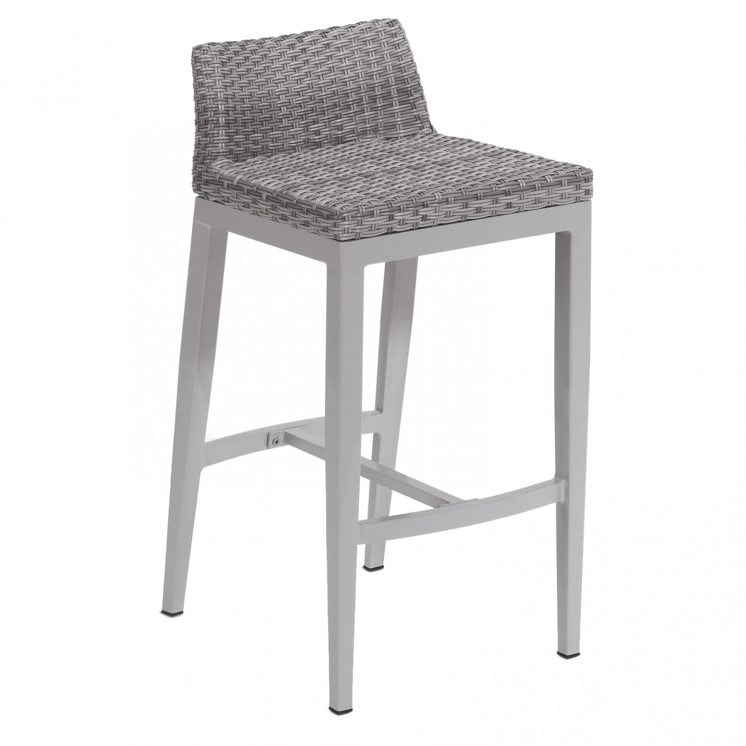 Argento Wicker Patio Bar Stool By Oxford Garden