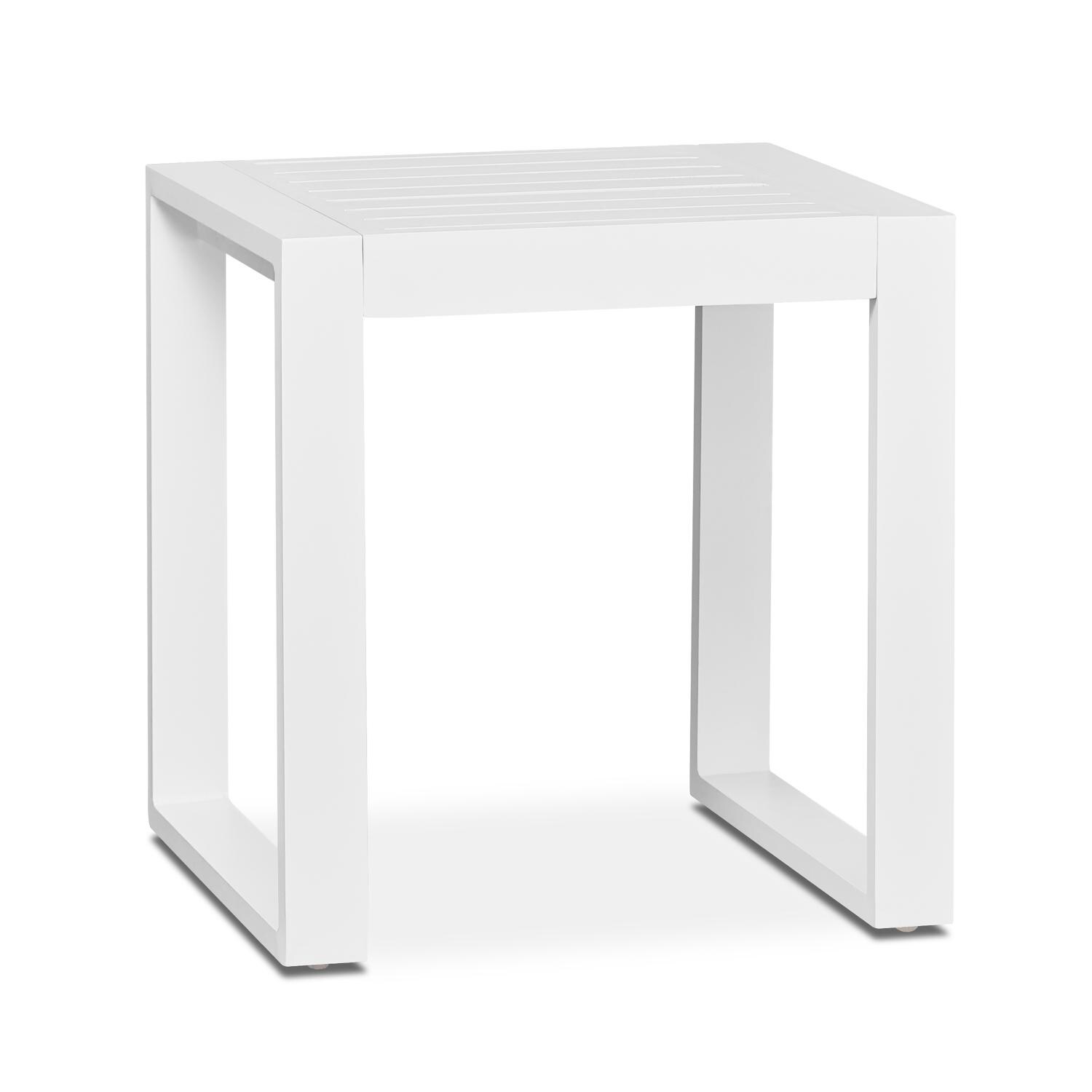 Lakeview Villa Flora White 2 Piece End Table Set - Single Table thumbnail