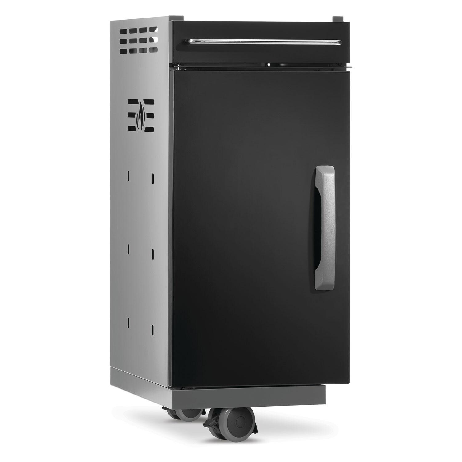 Napoleon 68009 Rogue PRO Grill Storage Left Hinge Cabinet Cart - Angled Right - White Background thumbnail