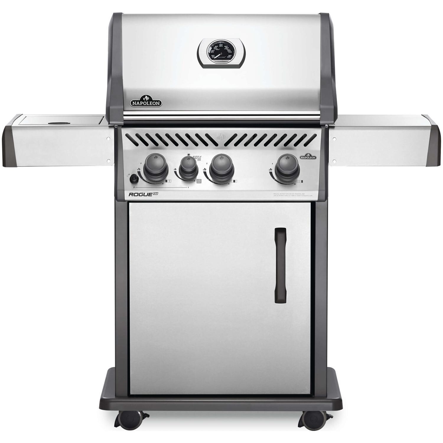 Napoleon RXT425SIBNSS-1 Rogue XT 425 Natural Gas Grill with Infrared Side Burner - Stainless Steel thumbnail