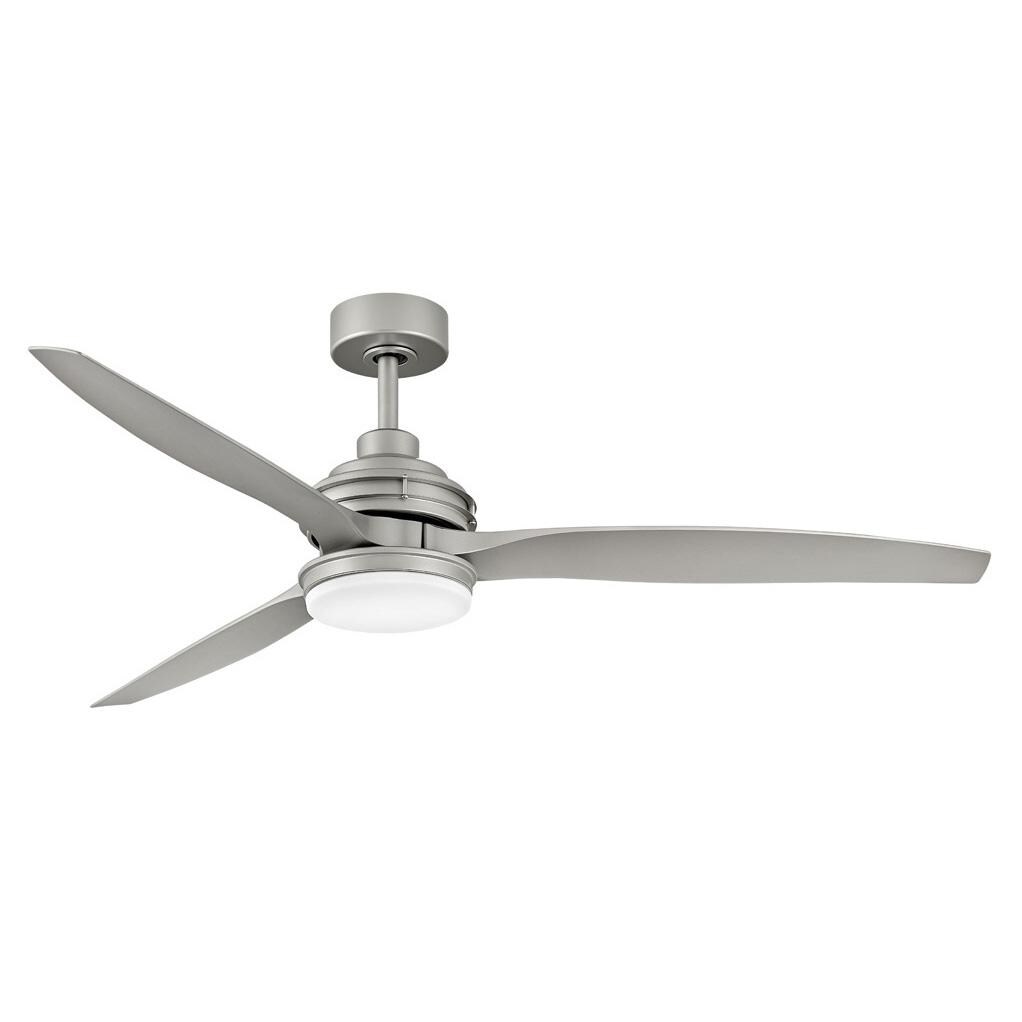 Hinkley Lighting Artiste 60-Inch LED Indoor / Outdoor Ceiling Fan - Brushed Nickel - 900160FBN-LWD