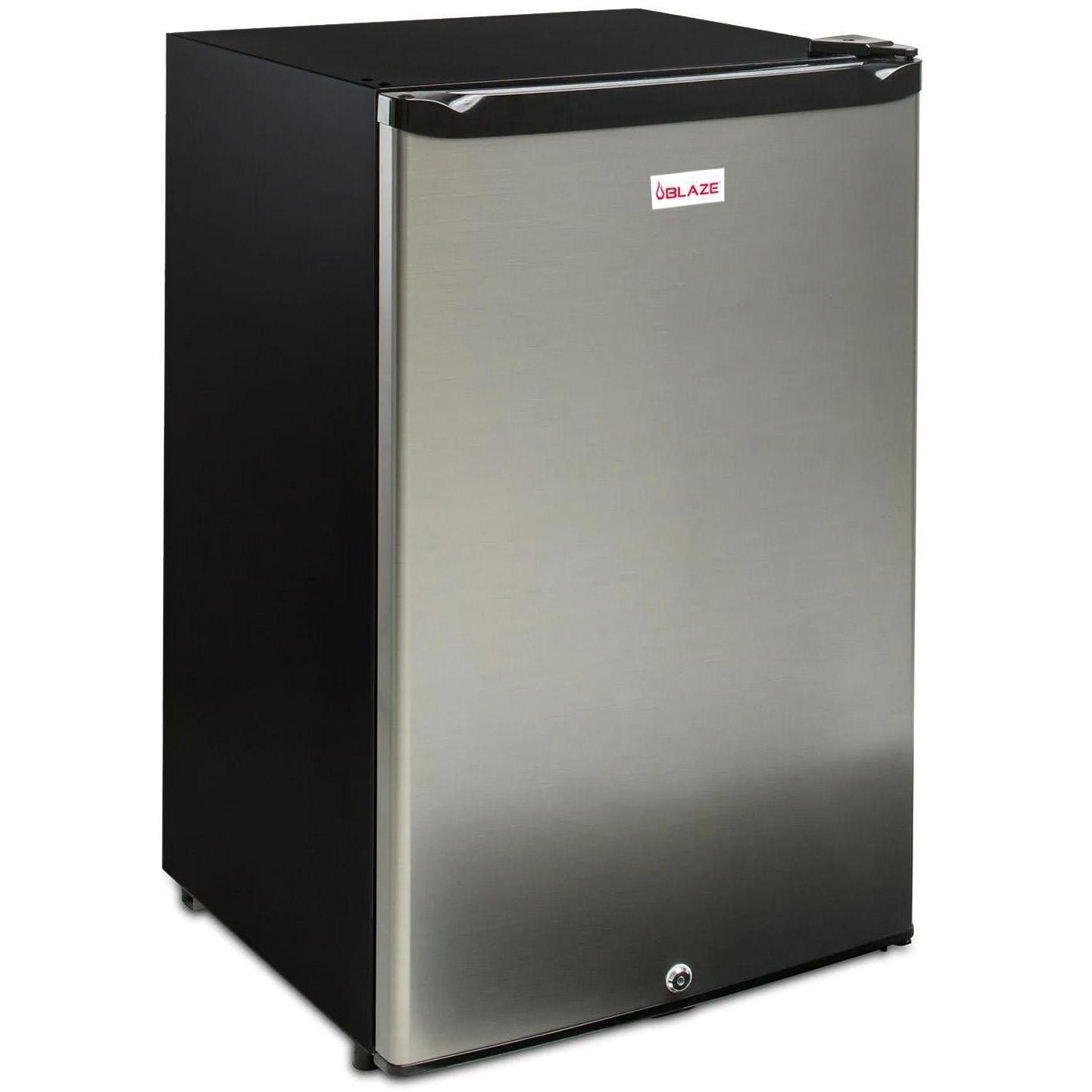 Blaze BLZ-SSRF126 20-Inch 4.4 Cu. Ft. Compact Refrigerator W/ Recessed Handle - Angled - White Background thumbnail