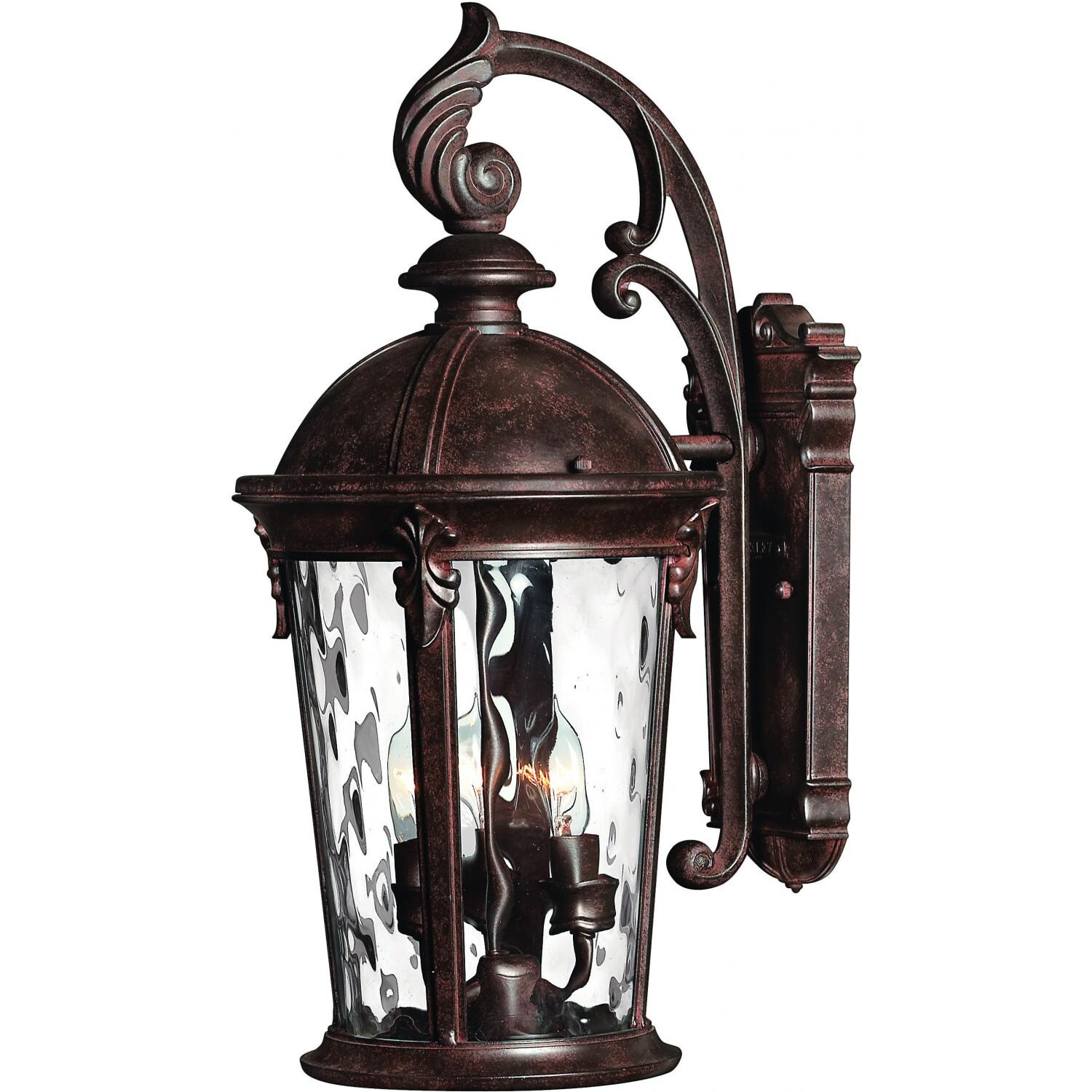 Hinkley Lighting Windsor 1898RK 40W Three Light Outdoor Wall Lantern - River Rock thumbnail