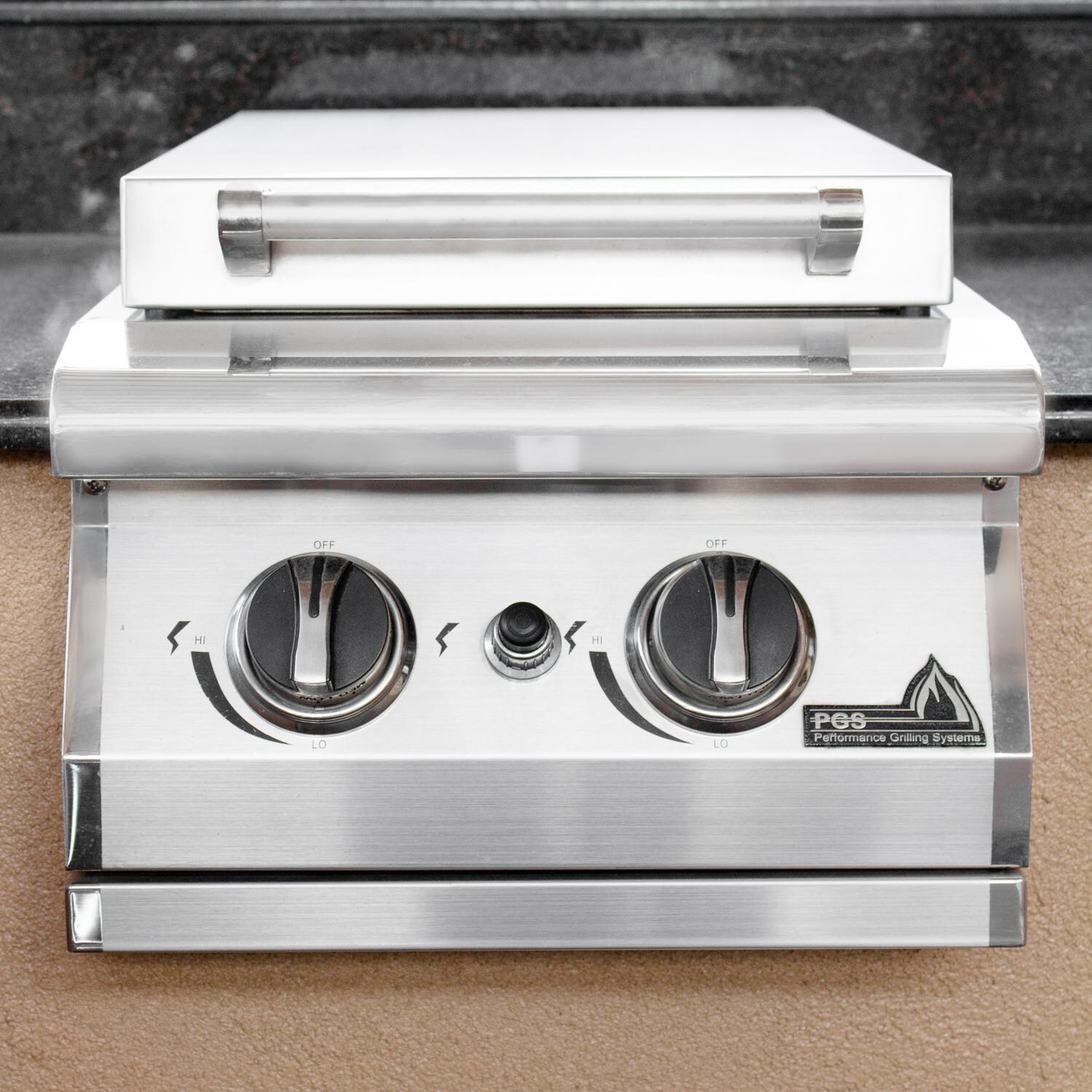 PGS Built-In Double Side Burner - Front View thumbnail