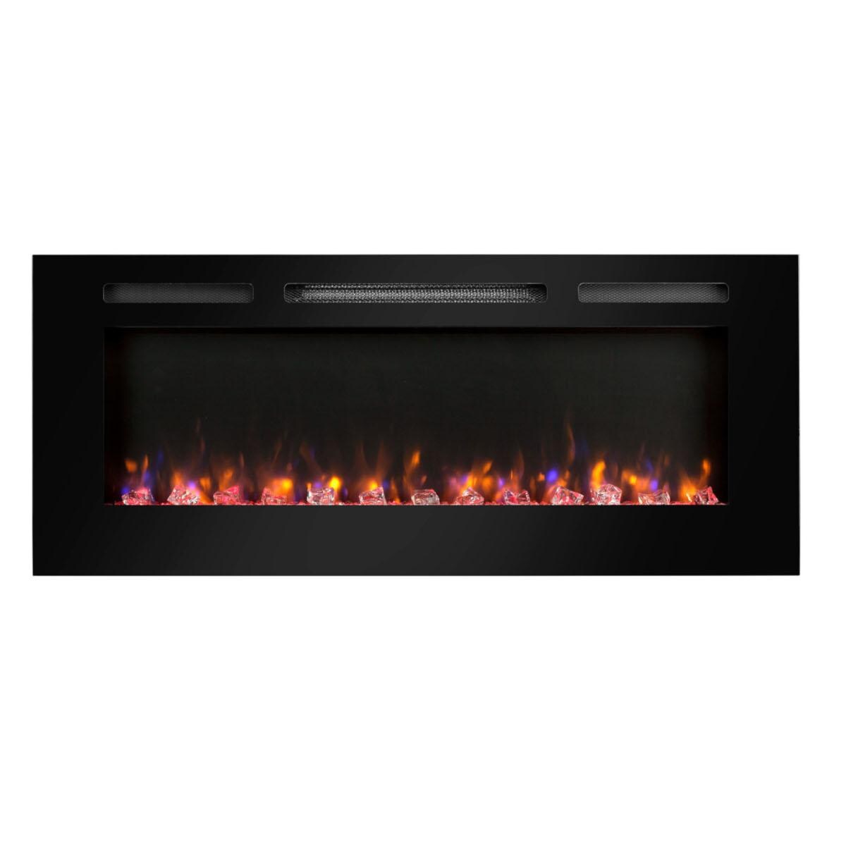Dynasty DY-BTW48 Harmony Series 48-Inch Built-In Electric Fireplace - Orange and Blue Flames thumbnail