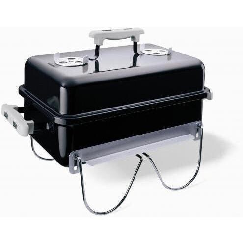 Weber 121020 Go-Anywhere Portable Charcoal Grill - With Lid - White Background thumbnail