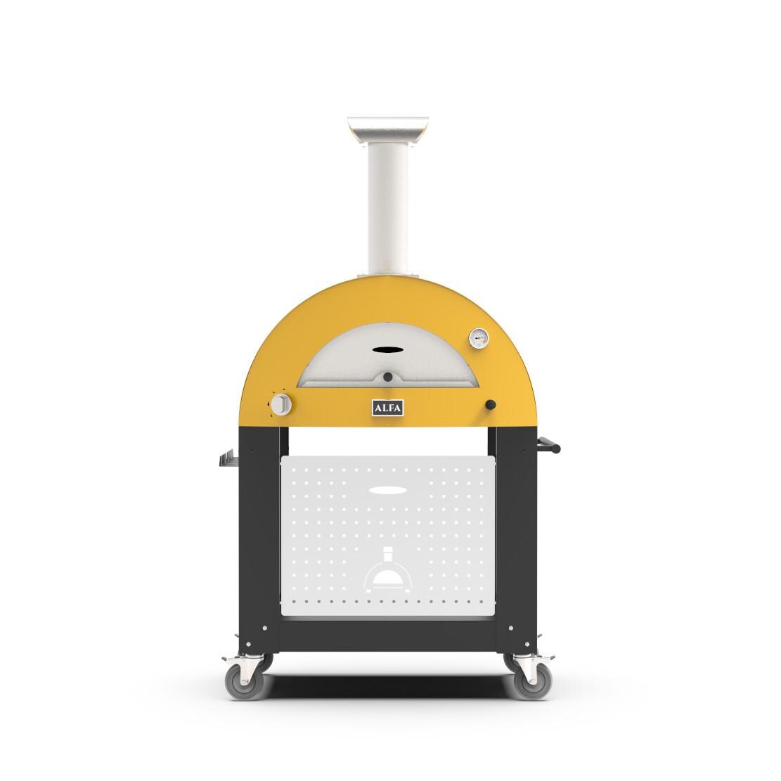 Alfa Moderno 2 Pizze Propane Pizza Oven W/ Natural Gas Conversion Kit