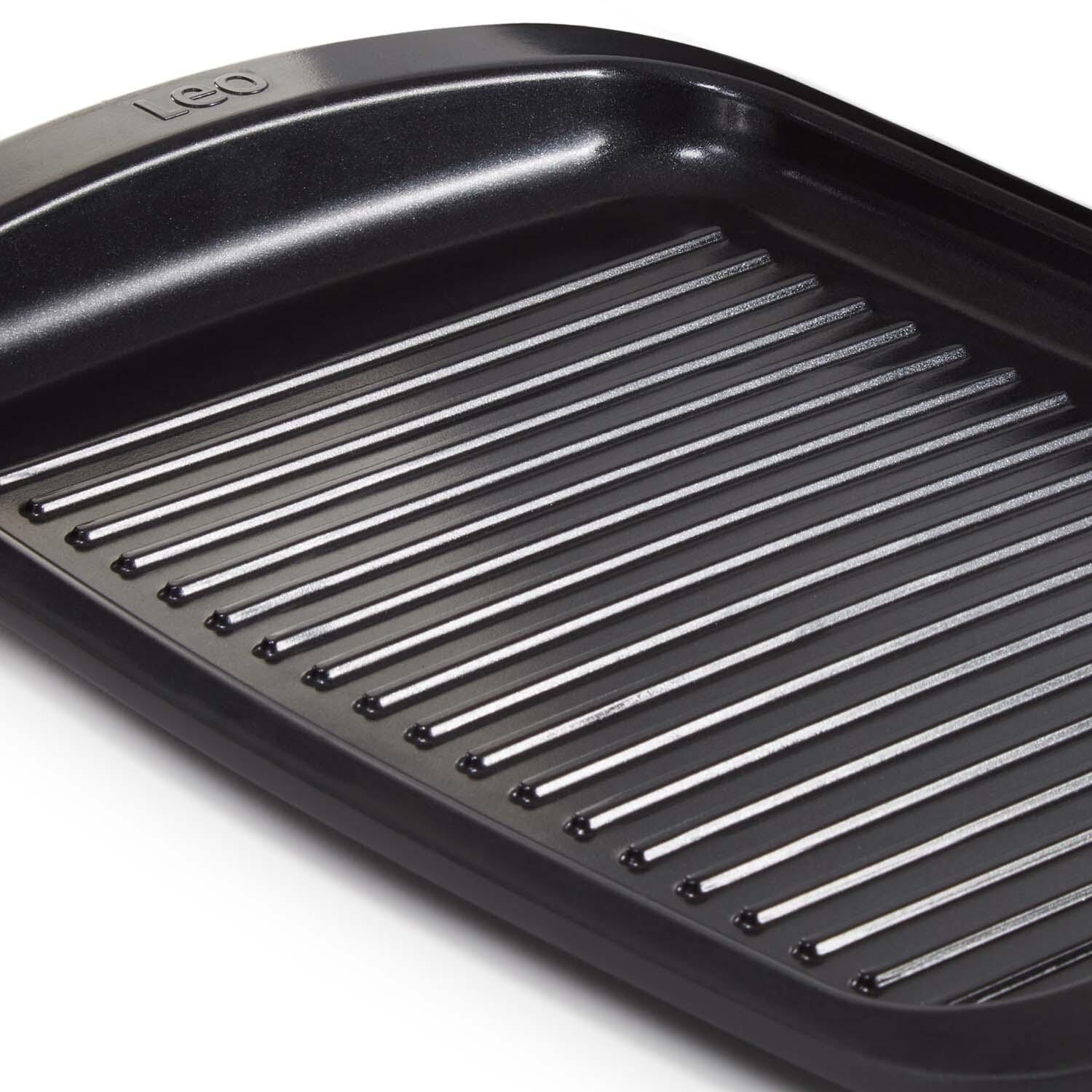 BergHOFF 12 3/4-in Leo Graphite Nonstick Recycled Cast Aluminum Teppanyaki Grill Plate - Detail thumbnail
