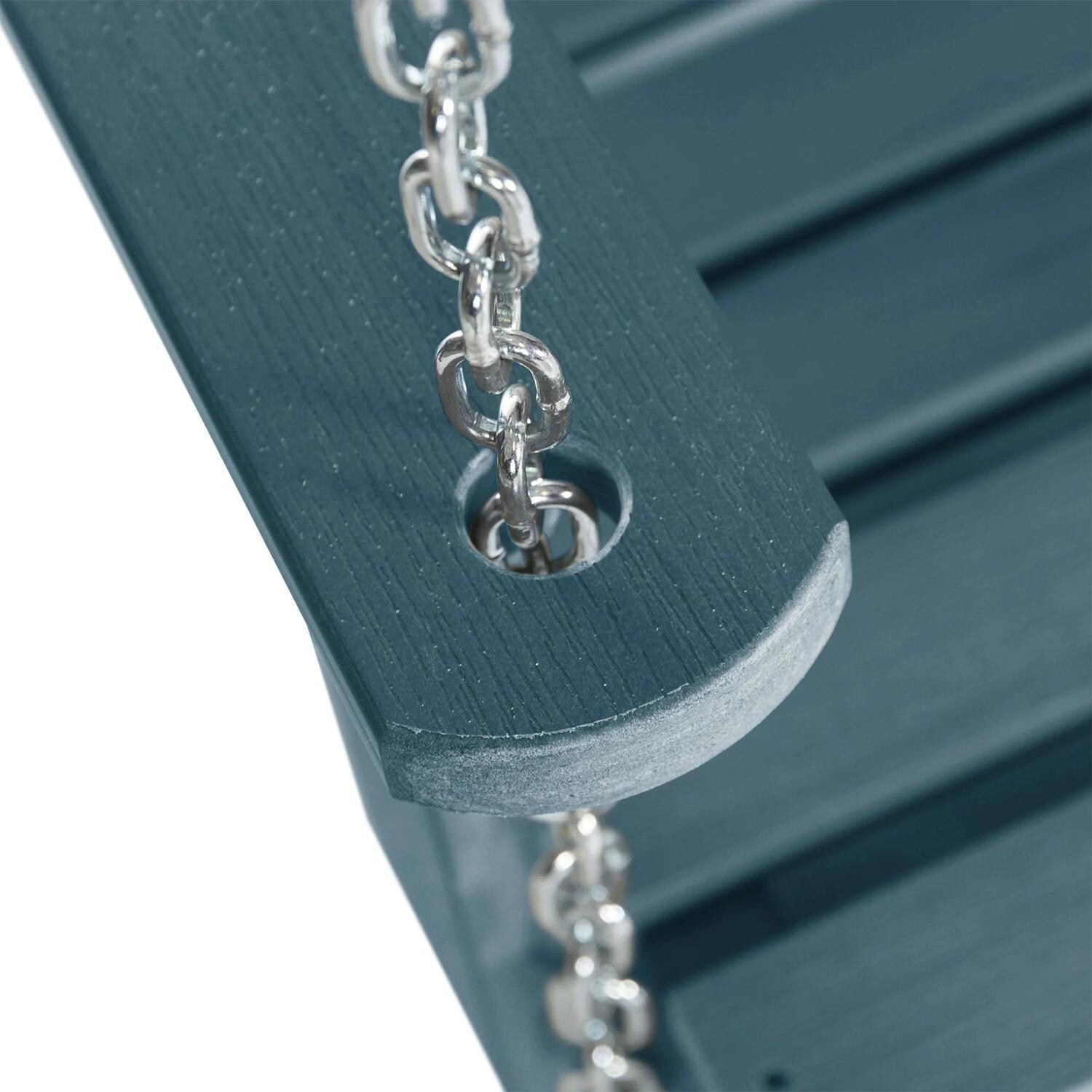 Lakeview Hart Lane Porch Swing - 5ft - Nantucket Blue - Chain Detail thumbnail