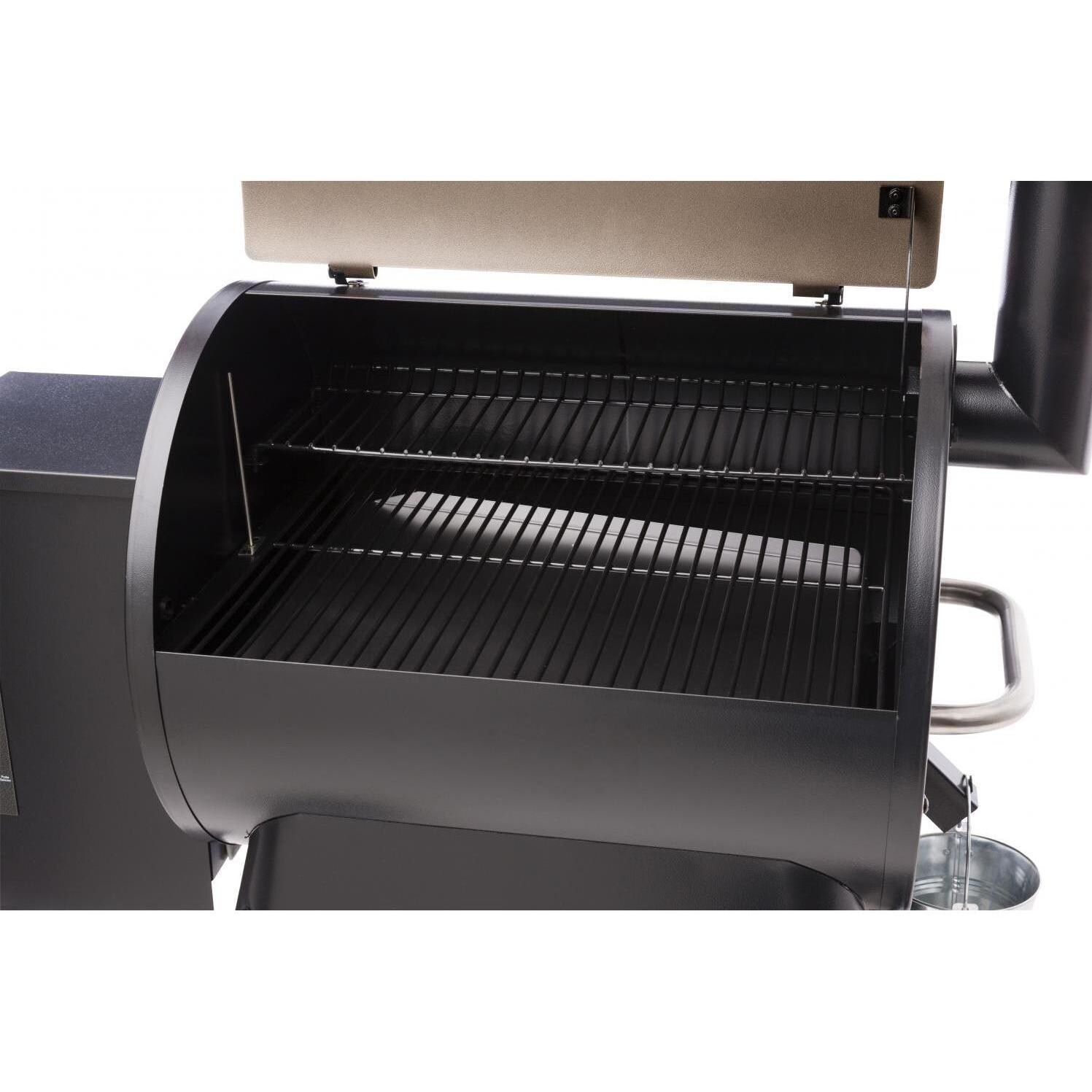 Traeger TFB57PZBO Pro Series 22-Inch Wood Pellet Grill - Lid Open thumbnail