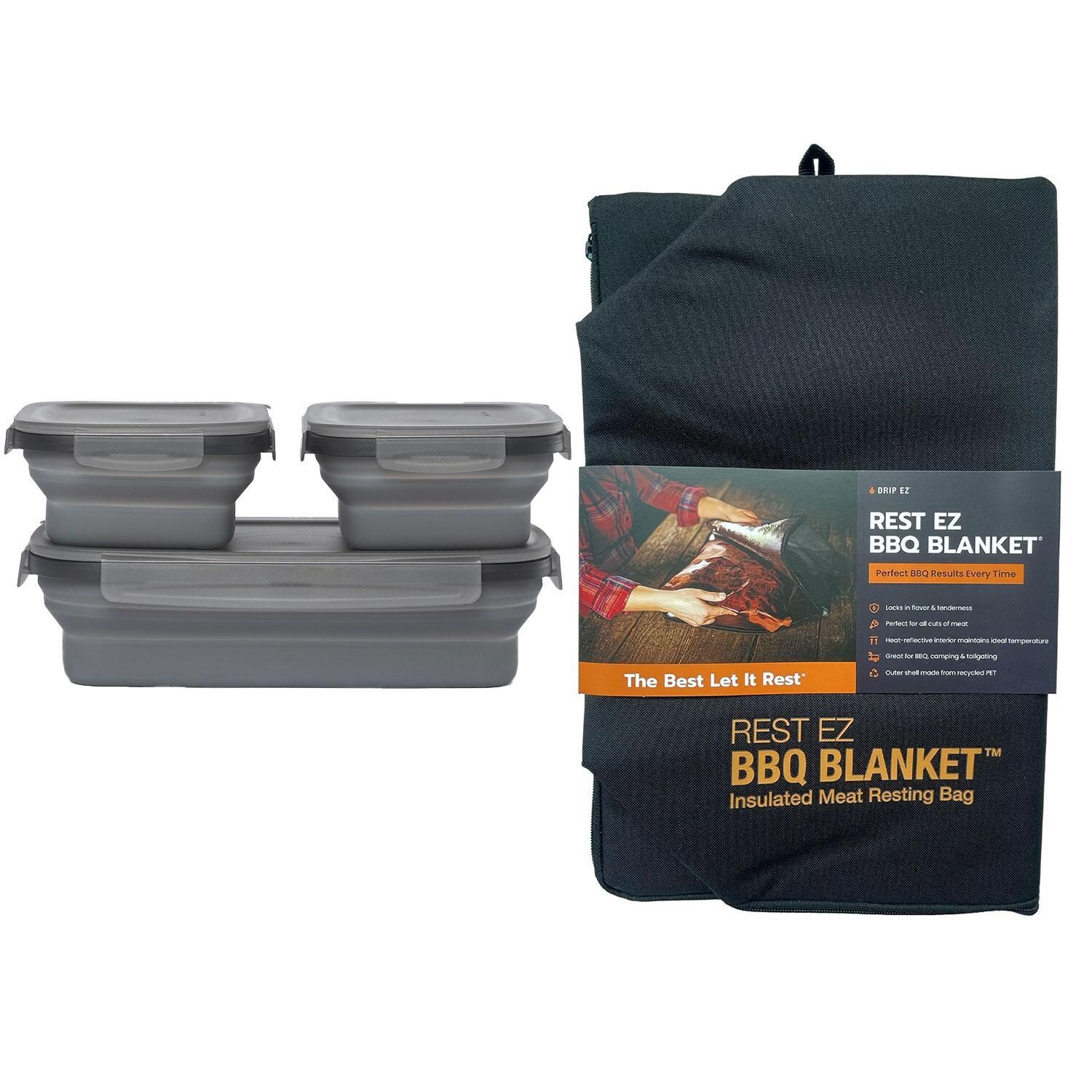 Drip EZ Secondz Storage & Blanket Bundle - Charcoal/Black