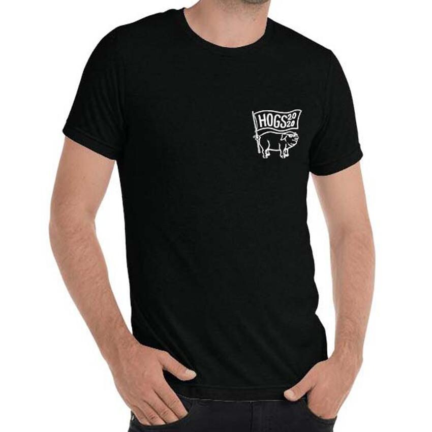 BBQGuys BBQHOG-BLACK Large Hogs for the Cause Fundraising T-Shirt - Front thumbnail