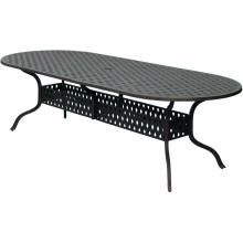 Darlee Series 30 102 X 42 Inch Cast Aluminum Patio Dining Table image