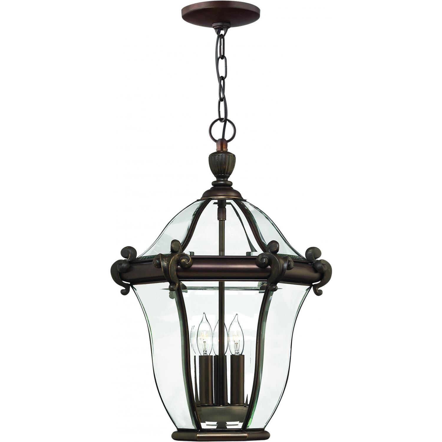 Hinkley Lighting San Clemente 2442CB 40W Three Light Outdoor Ceiling Light - Copper Bronze thumbnail