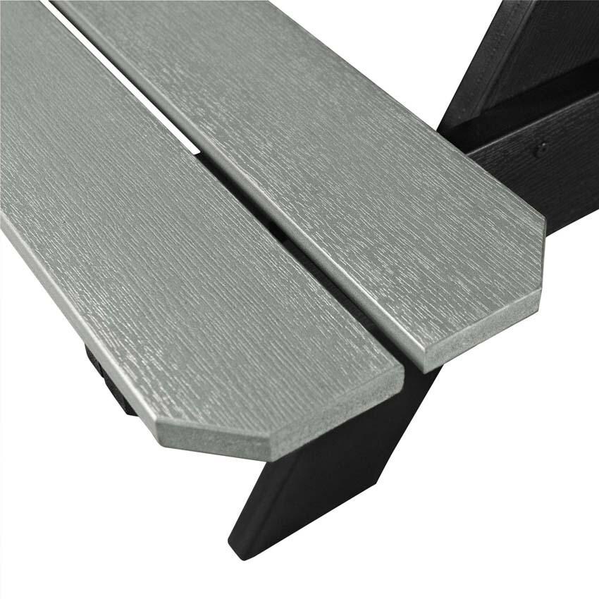 Lookwood 71 Inch Flint Polyresin Picnic Table By Lakeview Outdoor Designs - Bench - Detail thumbnail