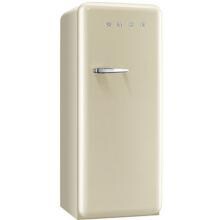 Smeg 9.22 Cu. Ft. Right Hinge Retro Style Refrigerator / Freezer - Cream FAB28UCRR1 image
