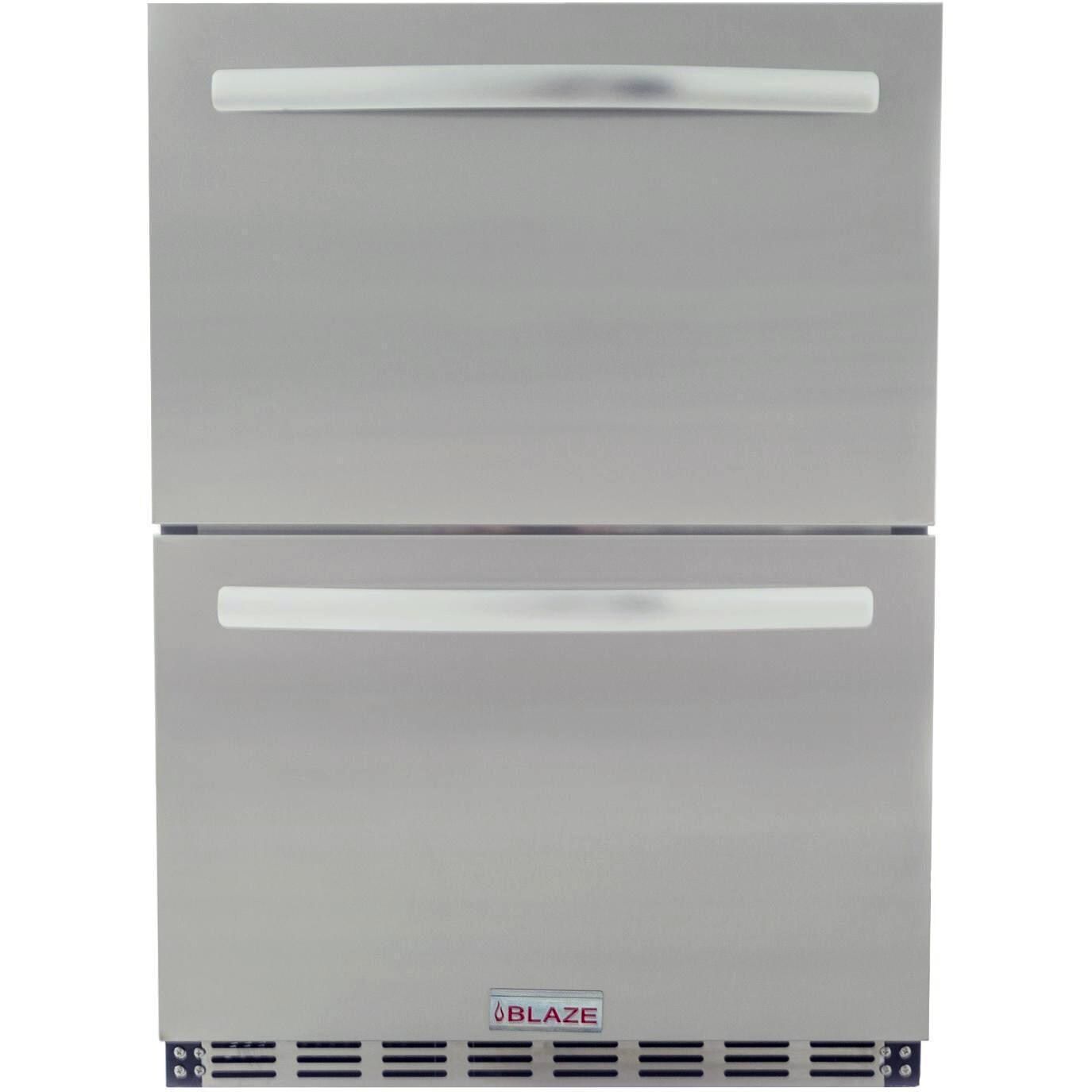 Blaze BLZ-SSRF-DBDR5.1 - 5.1 Cu. Ft. Outdoor Rated Stainless Steel Double Drawer Refrigerator thumbnail