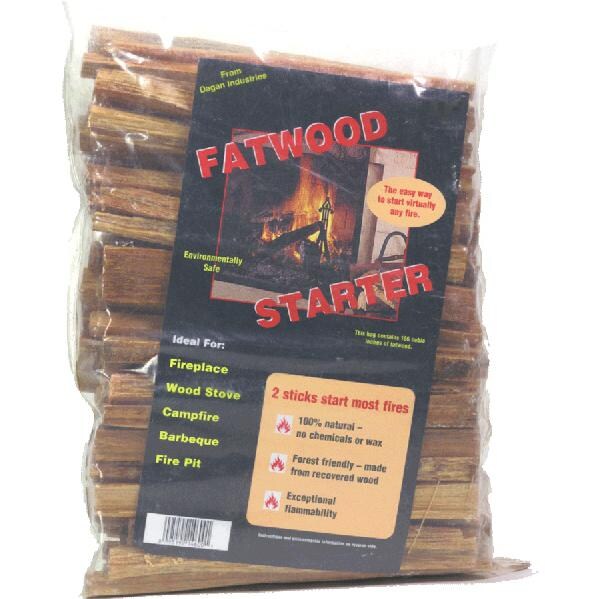 Alpine Flame Fatwood Fire Starter In Poly Bag - 10-Lbs - FAT-10P thumbnail