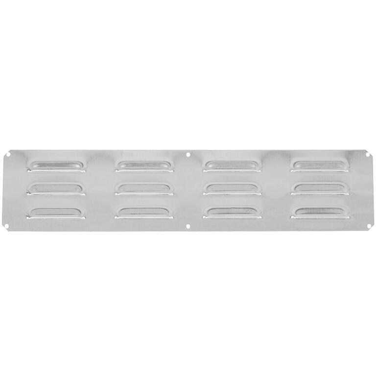 4 X 18 Stainless Steel Island Vent - Front thumbnail