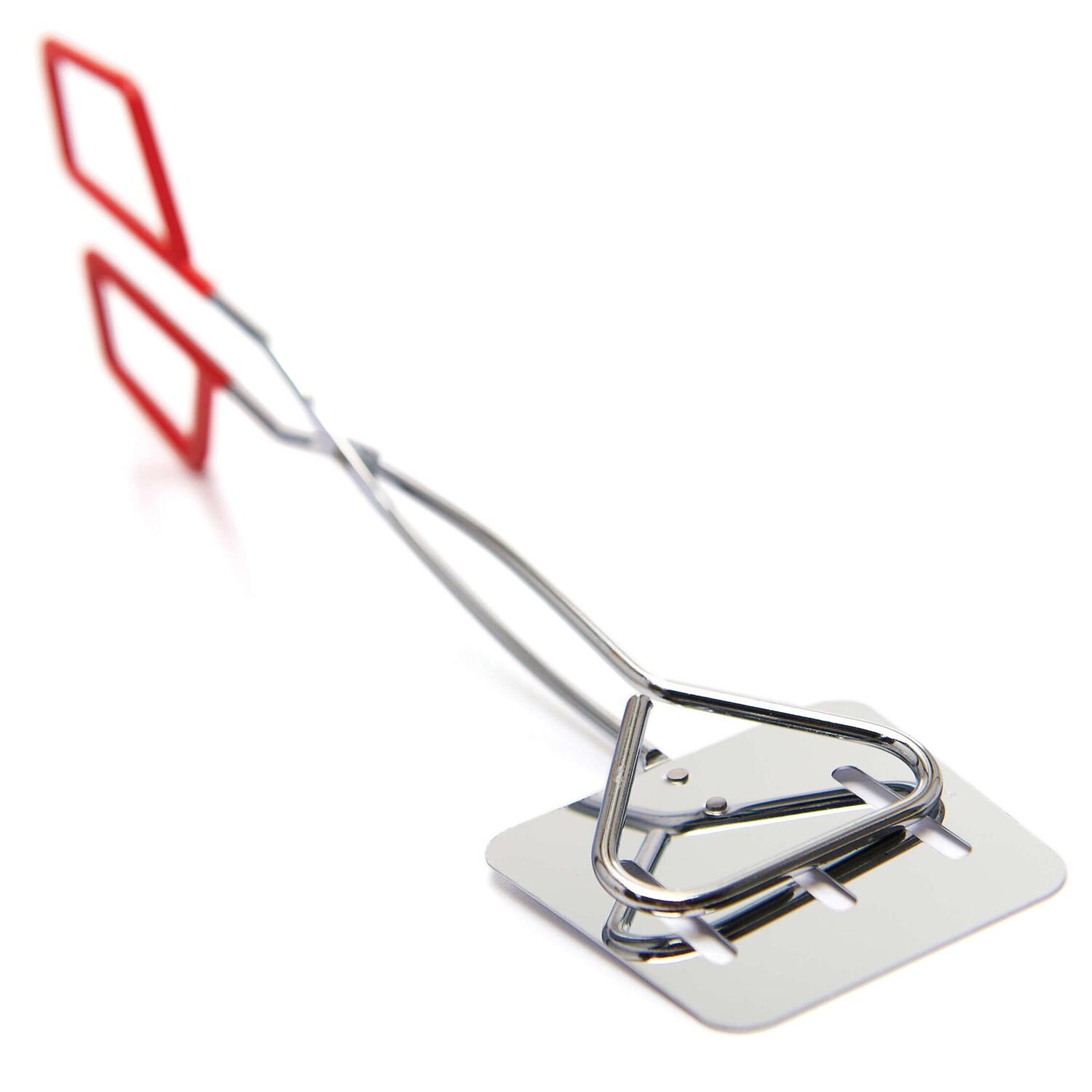 GrillPro Chrome Plated 2-in-1 Turner/ Tongs - 40730 - Angled - White Background thumbnail