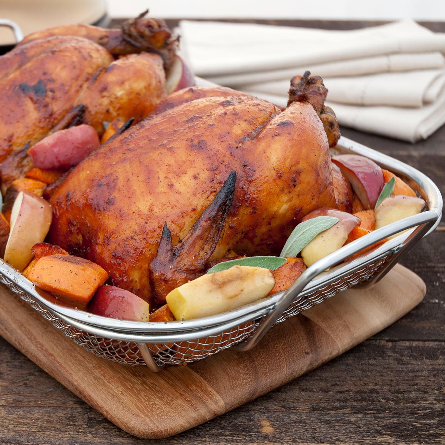 Stainless Steel Wire Mesh Roasting Pan image