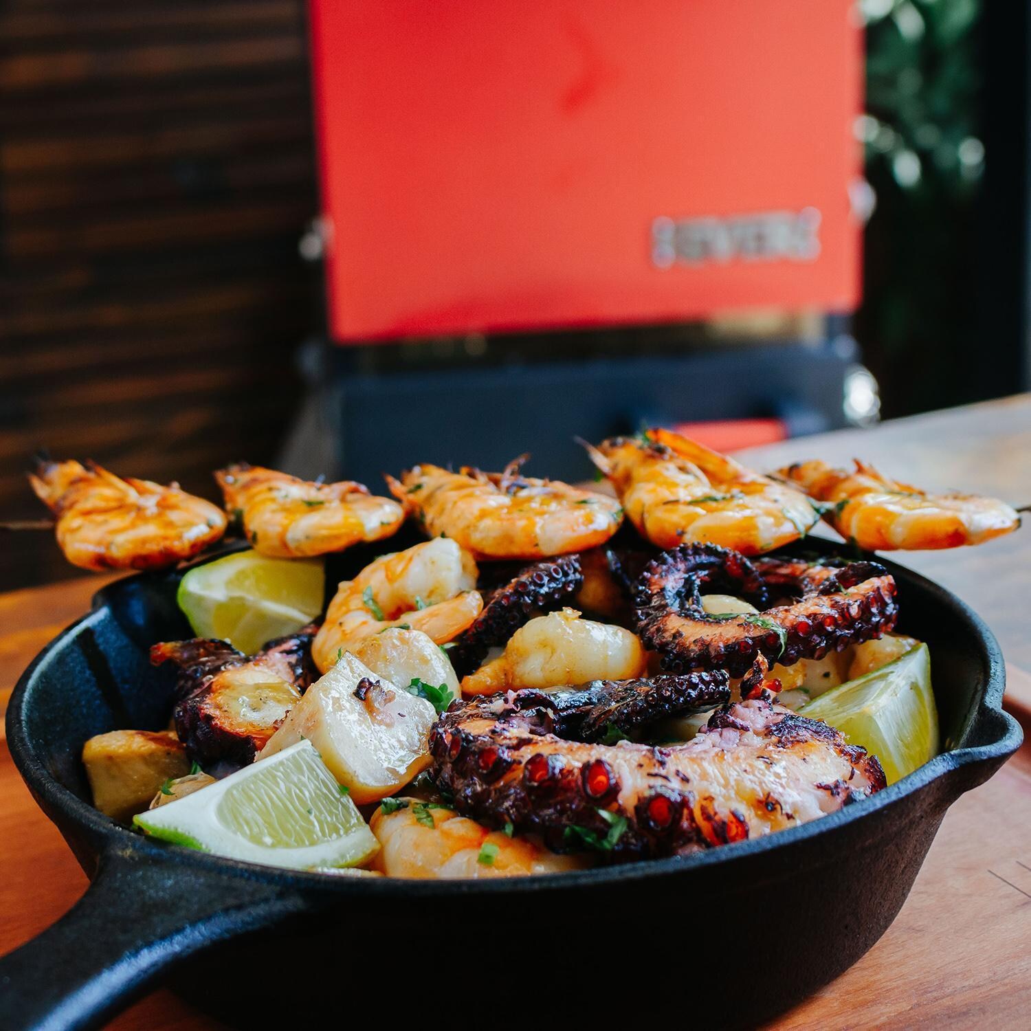 Keveri ASP Sizzling Pack - Cooking in Skillet - Lifestyle thumbnail