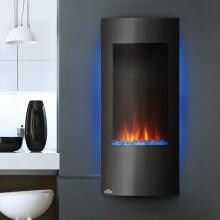 Napoleon Azure 38-Inch Vertical Convex Wall Mount Electric Fireplace - NEFV38H image
