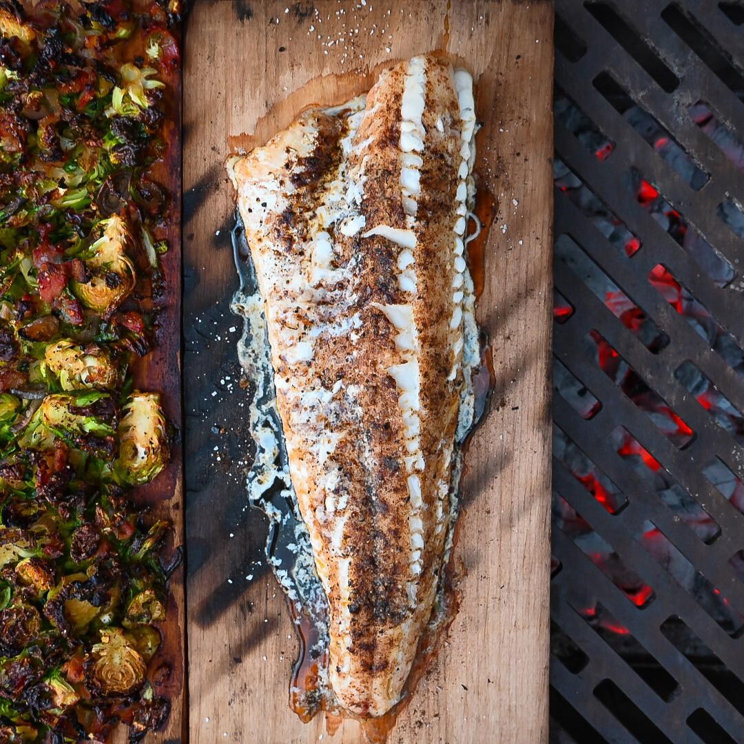 Kalamazoo KSHOK430 Shokunin Kamado Grill - Fish & Brussels Sprouts thumbnail