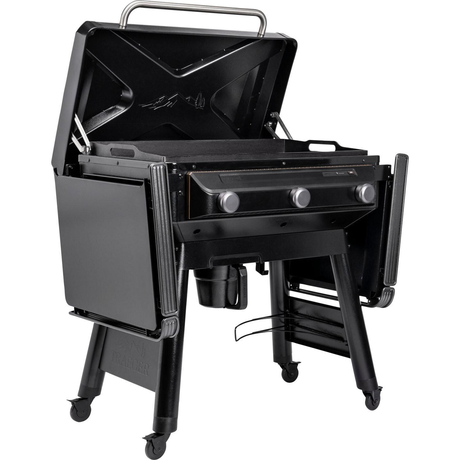 Traeger TF3CN59AU Flatrock Flat Top Grill - Shelves Down - White Background thumbnail